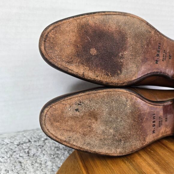 M.Gemi Men 42 The Volo Due Tan Brown Leather Casual Lifestyle Daily Penny Loafer main image 13